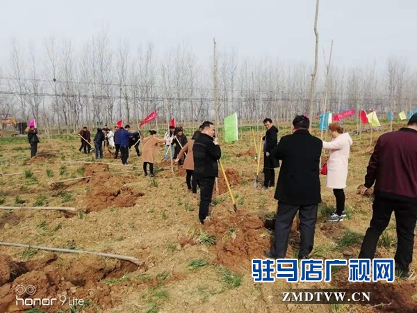 汝南縣三橋鎮(zhèn)黨員干部參加義務(wù)植樹活動