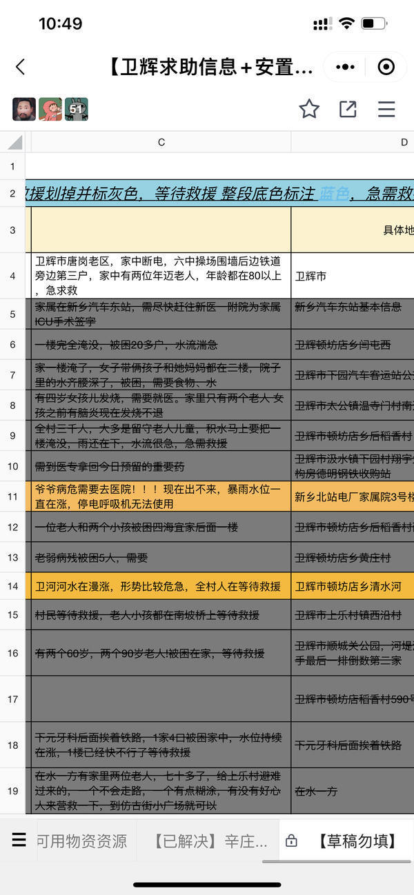 暴雨侵襲河南，一句話拉開鄭州救援序幕：全國(guó)3000名網(wǎng)友參與線上救援，多數(shù)是年輕女孩