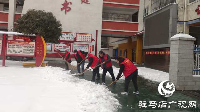 駐馬店市驛城區(qū)開展清雪除冰志愿服務活動