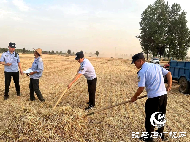 西平縣公安局嫘祖派出所：風(fēng)吹麥浪香 民警護(hù)航忙