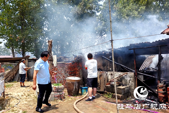 新蔡縣孫召鎮(zhèn)駐村工作隊(duì)全力救火顯真情