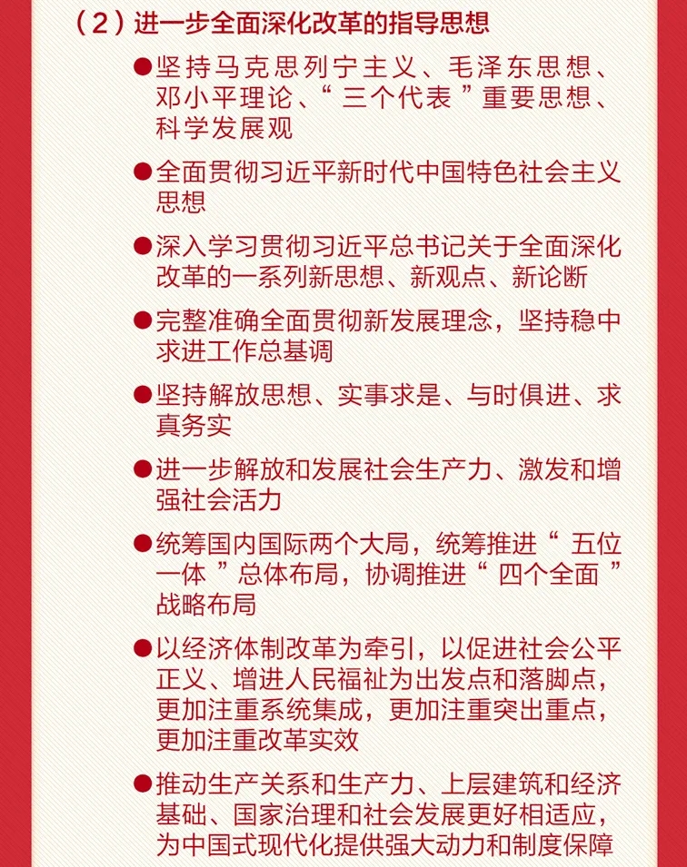 轉(zhuǎn)存！60條要點(diǎn)速覽二十屆三中全會《決定》