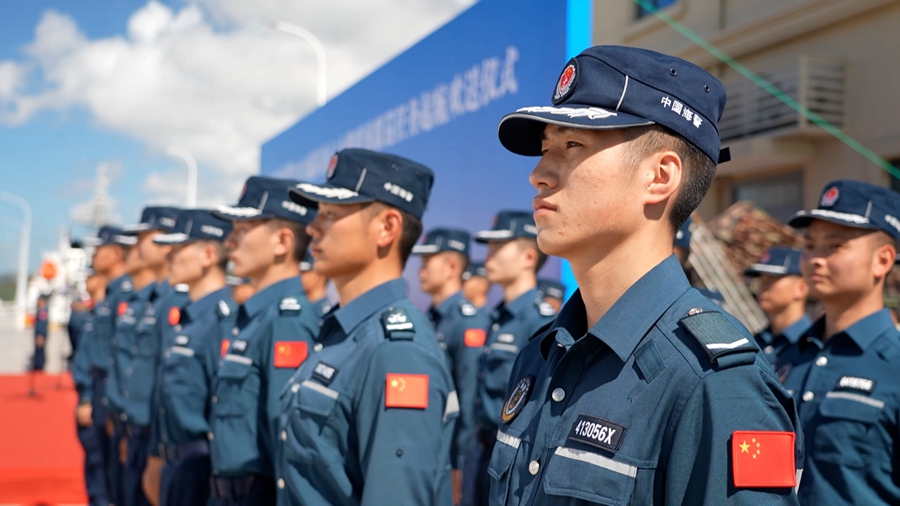 中國海警艦艇編隊起航赴俄羅斯執(zhí)行中俄海警聯演聯巡任務